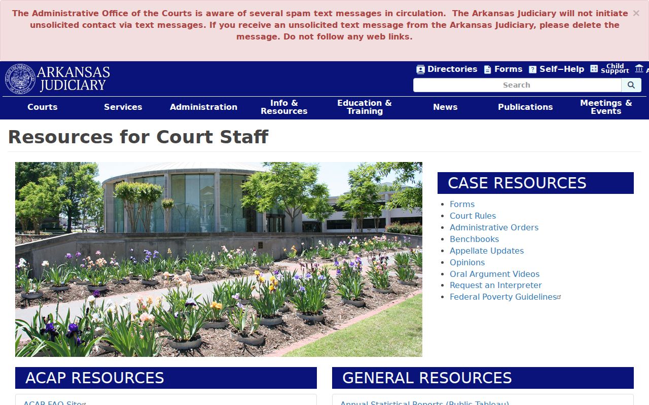 Cave City court records Arkansas Judiciary resources