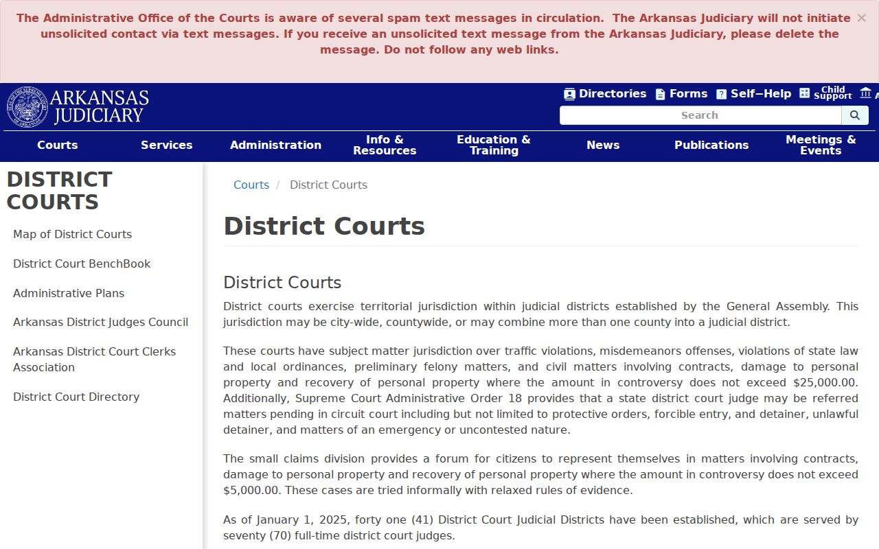 Sharp County civil court docket levels