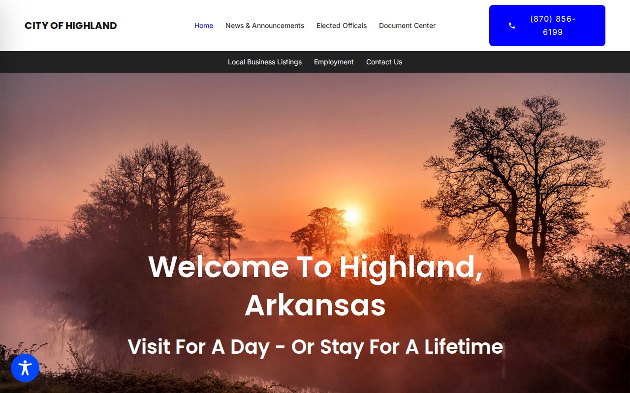 Sharp County court records source from the City of Highland